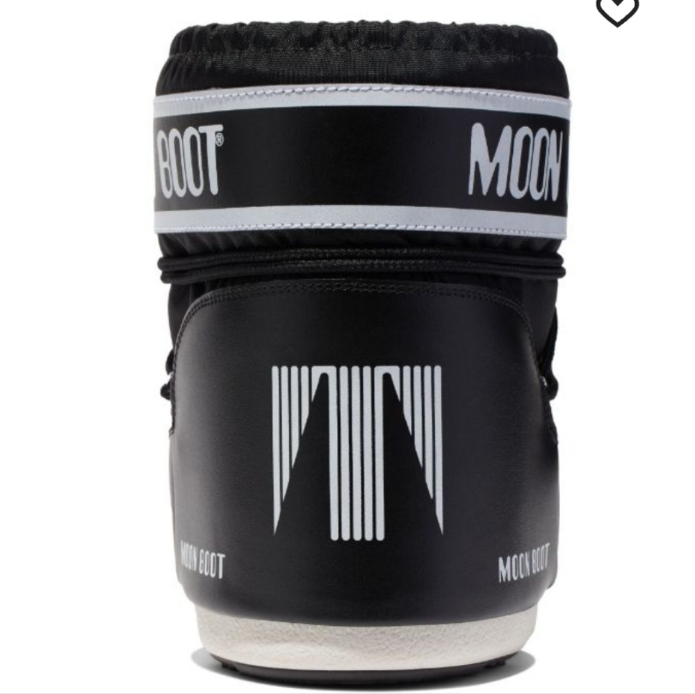 Moon Boot Low Icon 2 boots Moon Boota Low Icon Snow Boots Black White - Picture 10 of 12